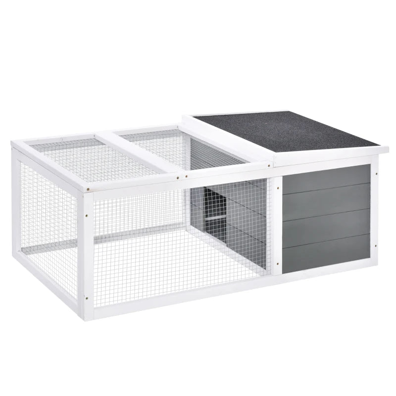 Rabbit Hutch & Small Animal Cage – Open Roof Design