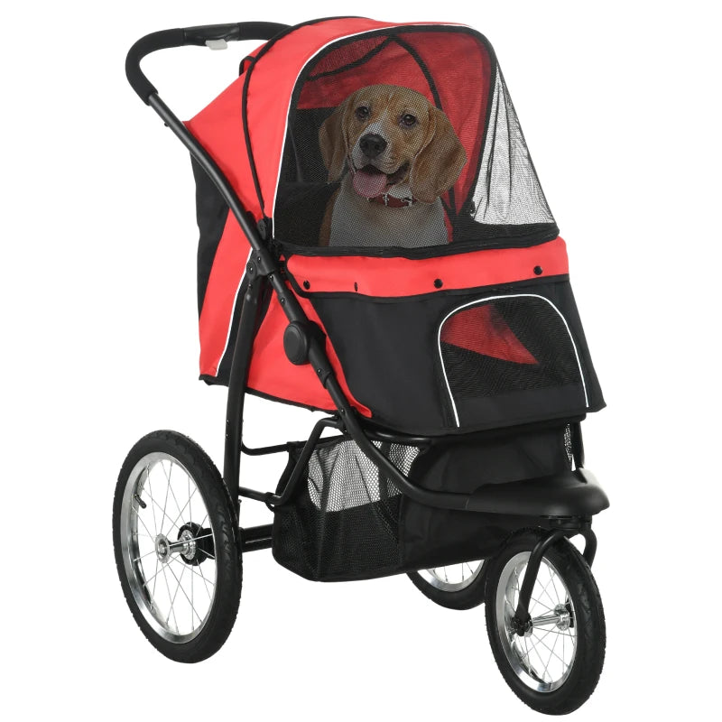 Compact Foldable Pet Stroller for Small to Medium Dogs