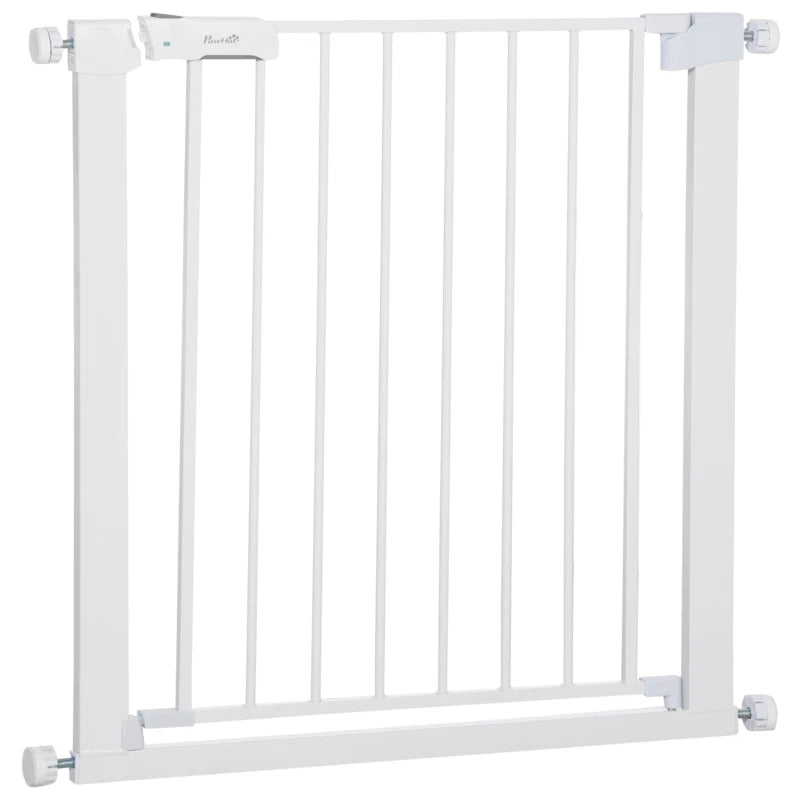 Dog Barrier & Room Divider – Adjustable White Pet Gate