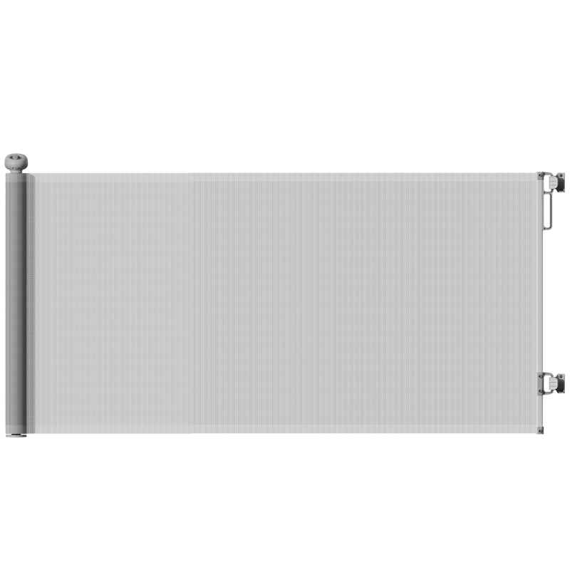 Grey Dog & Baby Stair Gate – Retractable Up to 180 cm