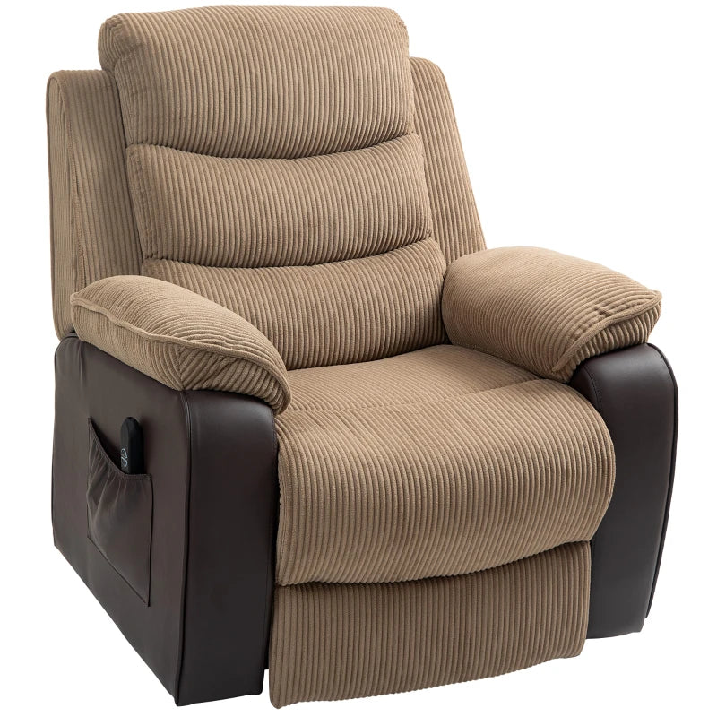Electric Riser Recliner Chair for Seniors, Remote Control Armchair with USB and Storage