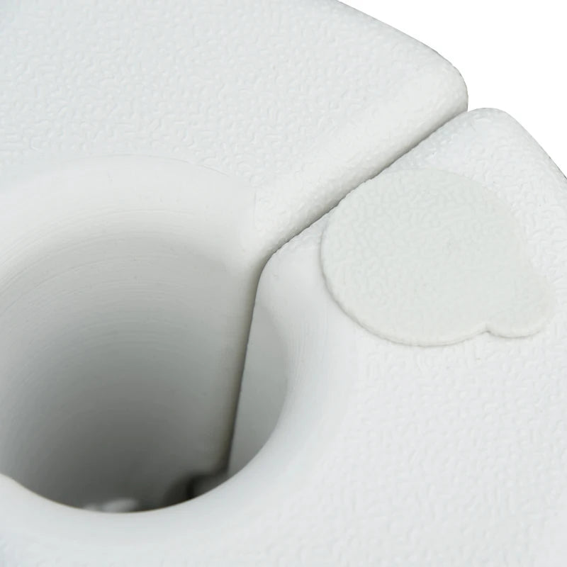 Canopy Tent Weights 4 Pack with Rapid Clip, Fillable with Sand or Water, White, 36 kg