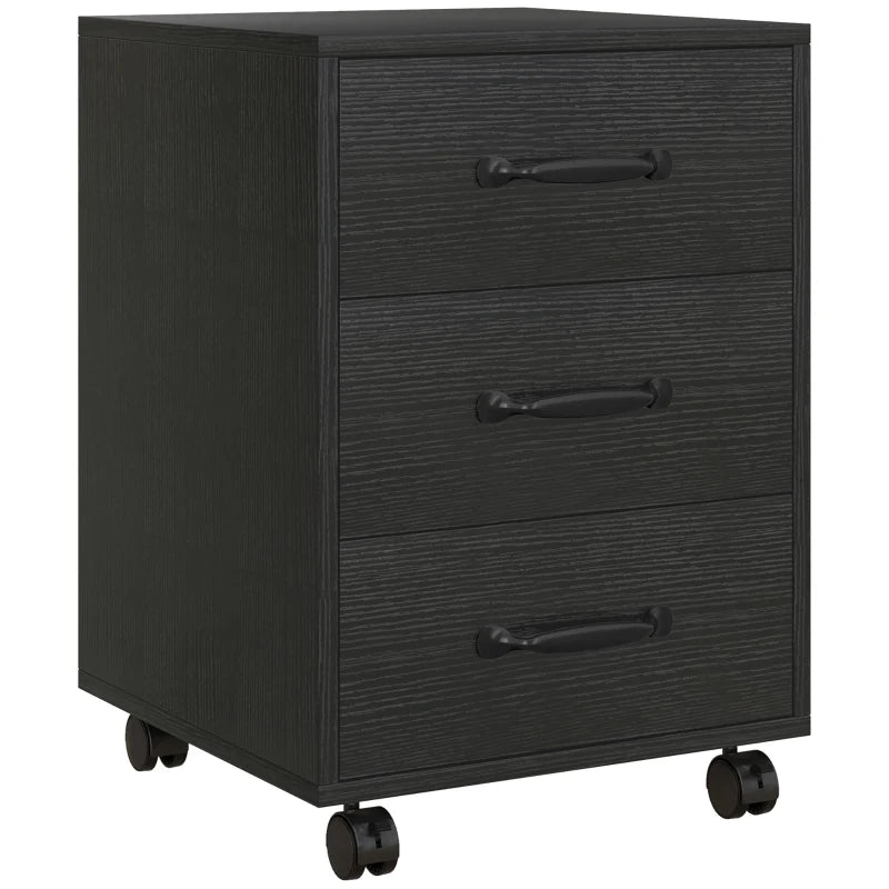 Office File Cabinet – Rolling 3-Drawer Storage for Home or Study