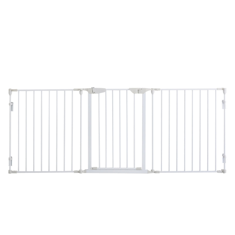 Foldable Pet Gate for Fireplace & Stairs – 3 Panels