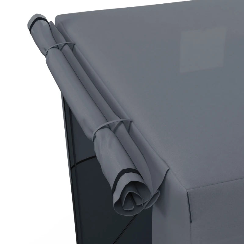 Compact Outdoor Gazebo with Carry Bag – Great for BBQs, Events & Shade, Black, 2x2m
