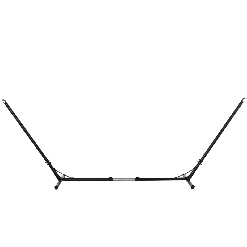 Metal Frame Adjustable Hammock Stand for Outdoor Patio Garden Camping 3.1 to 3.8 Meters