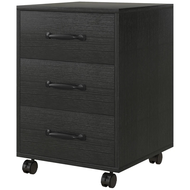 Office File Cabinet – Rolling 3-Drawer Storage for Home or Study