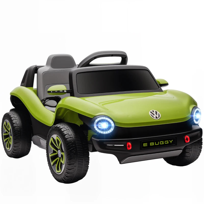 Electric Kids Ride-On Car with Remote Control, Volkswagen Licensed, Ages 3-6, Green