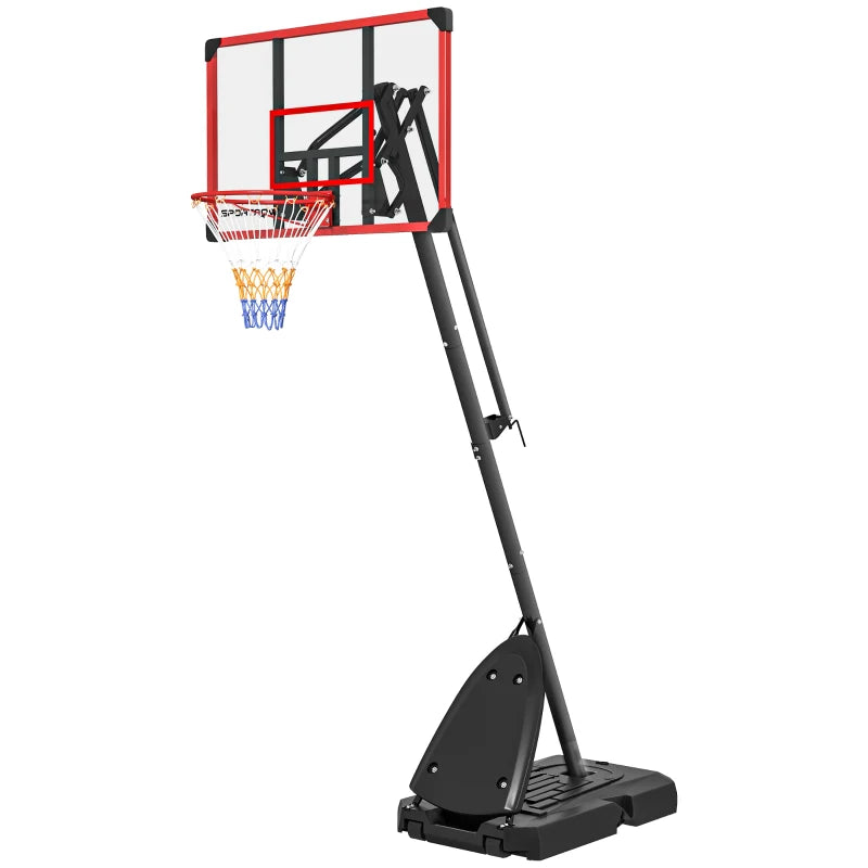 Mobile Basketball Hoop – Adjustable 2.4-2.9m with Wheels