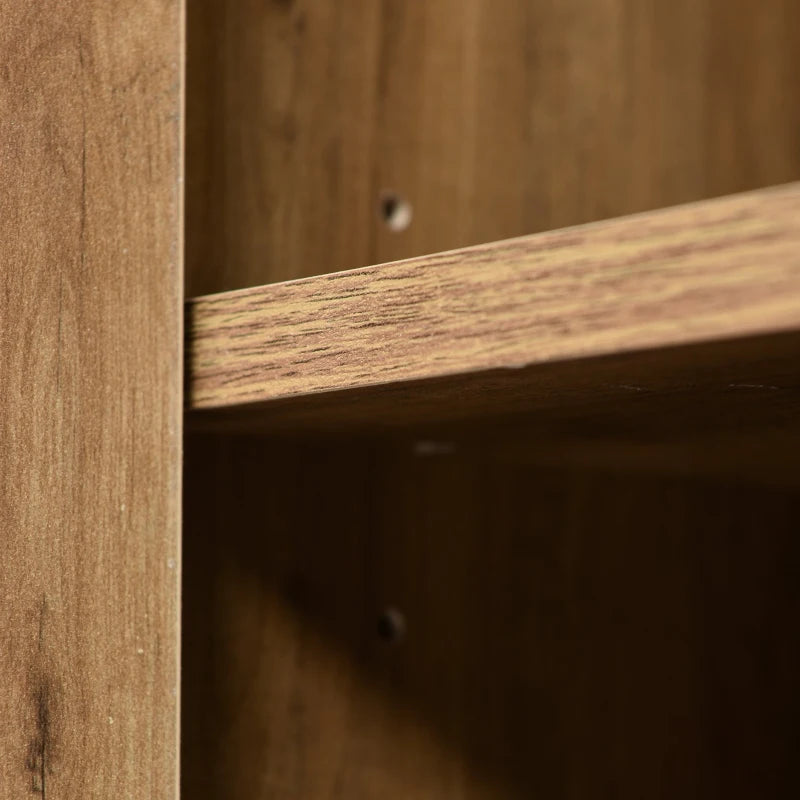Modern Dark Oak Sideboard Cabinet – 2 Doors, 3 Drawers, Adjustable Shelf