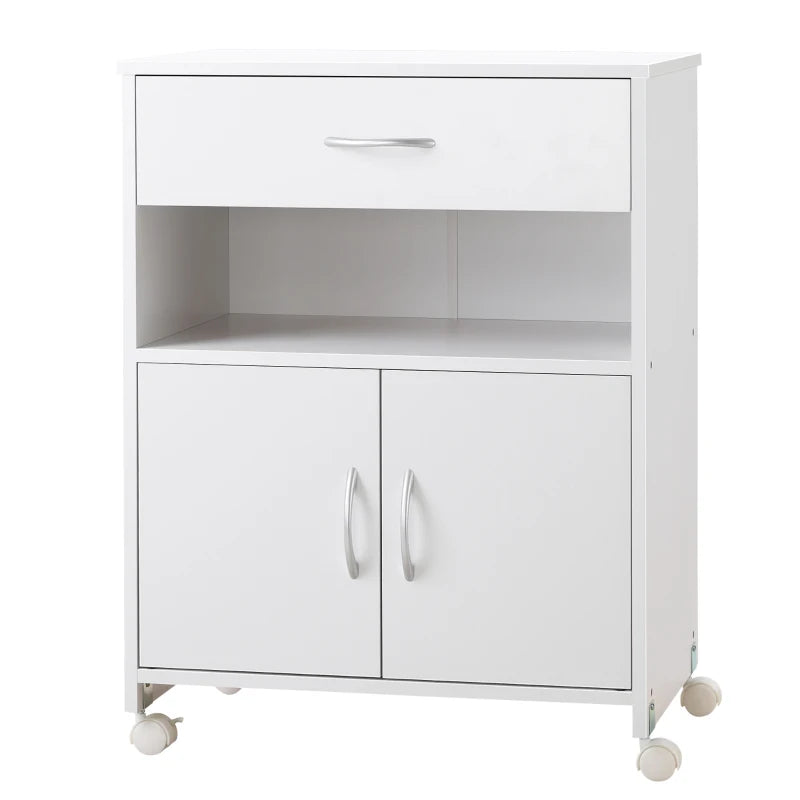 Home Office Printer Cabinet with Drawer & Open Shelf