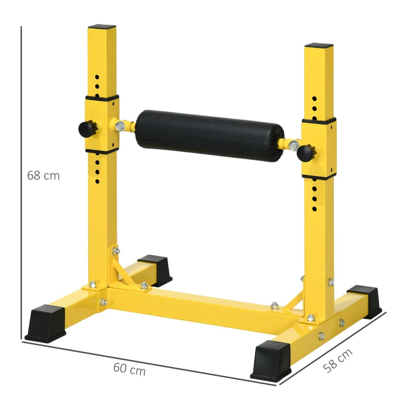 Lower Body Strength Trainer – Bulgarian Split Squat Stand, Yellow