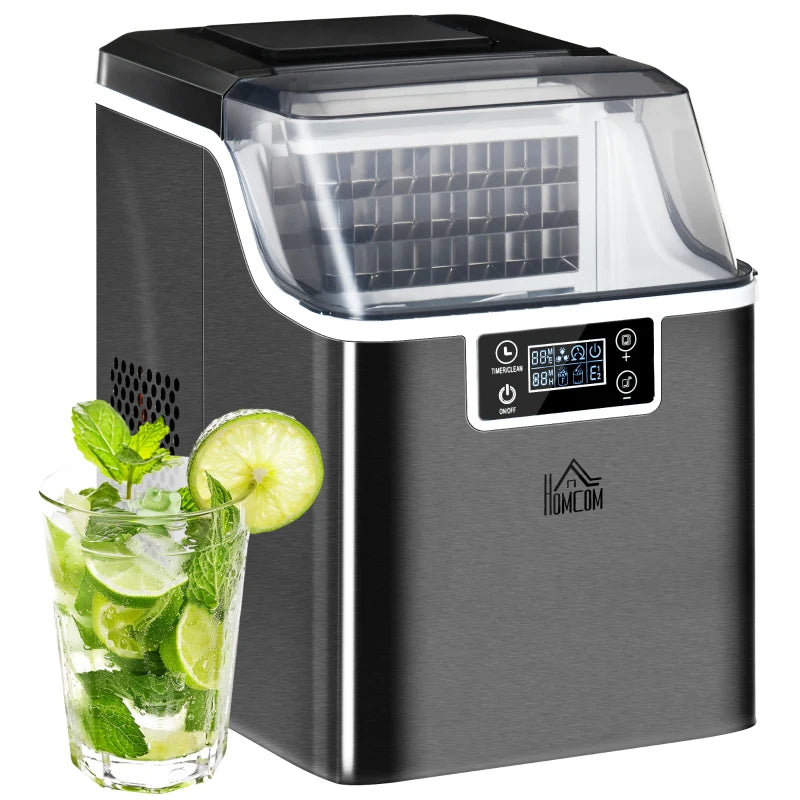 3.2L Black Ice Machine – Compact with LCD Display & Included Accessories