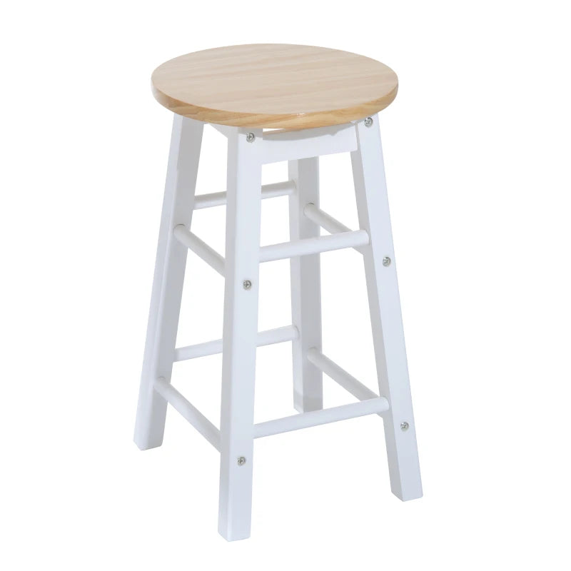Mobile Dining Table Set with 2 Stools, Foldable, Storage & Wheels