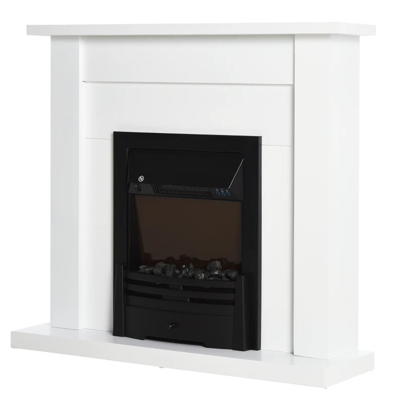 Modern Electric Fireplace Suite – Remote, LED, 1000W/2000W