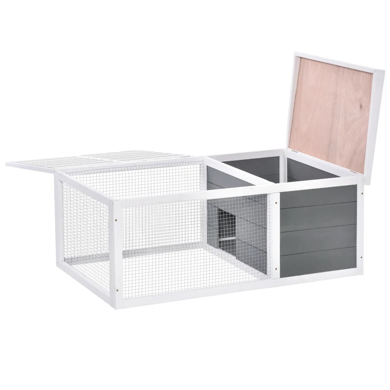 Rabbit Hutch & Small Animal Cage – Open Roof Design