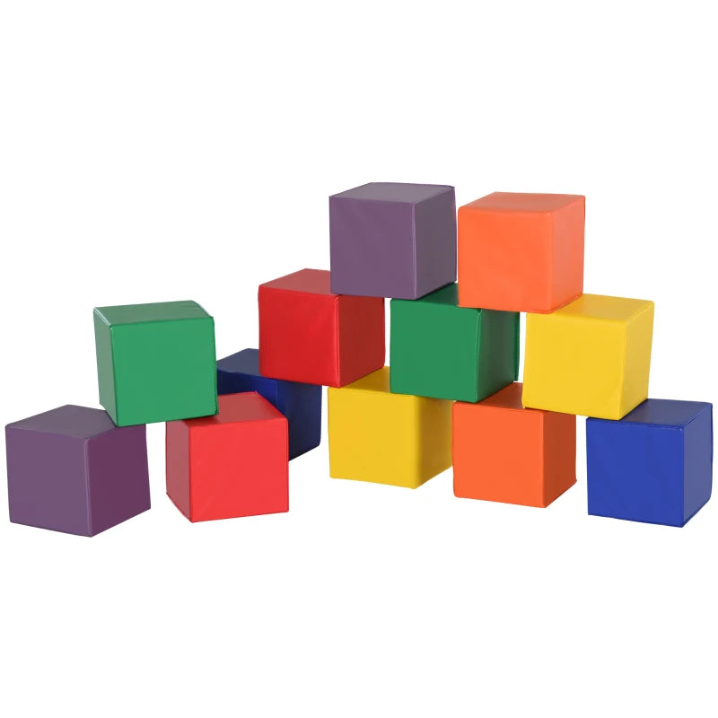 12-Piece Toddler Soft Foam Blocks – Safe, Compliant, and Perfect for Preschool Play