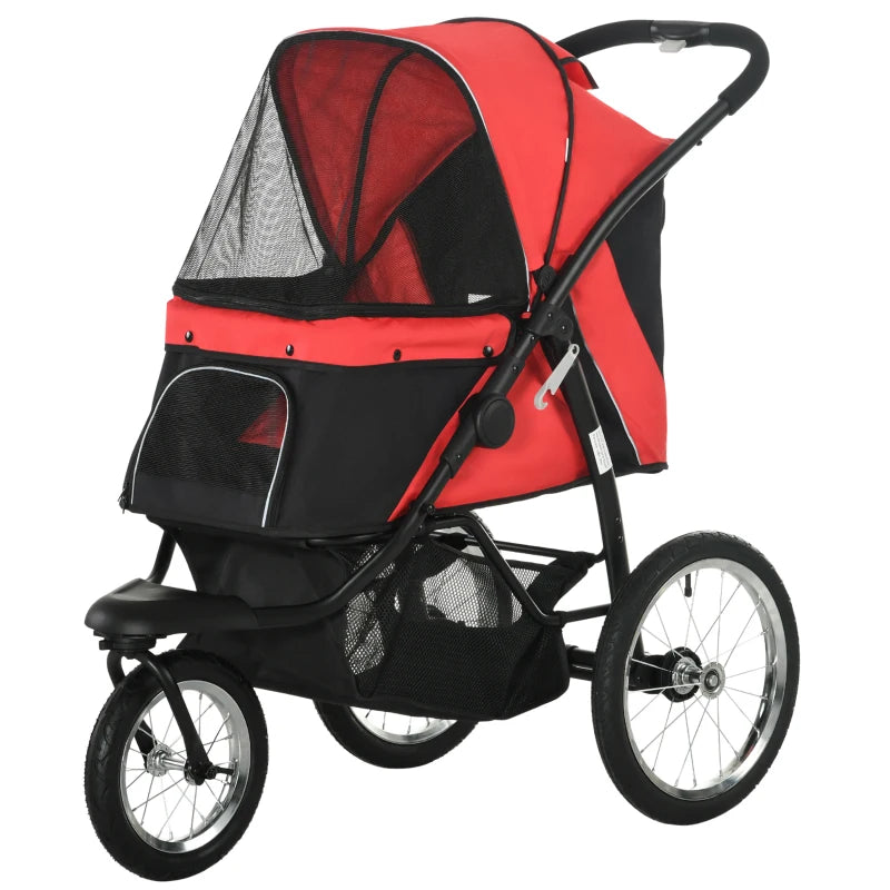 Compact Foldable Pet Stroller for Small to Medium Dogs