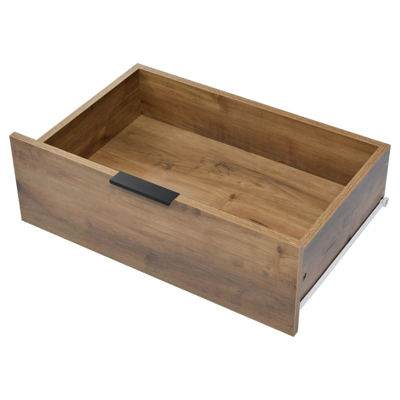 Modern Dark Oak Sideboard Cabinet – 2 Doors, 3 Drawers, Adjustable Shelf