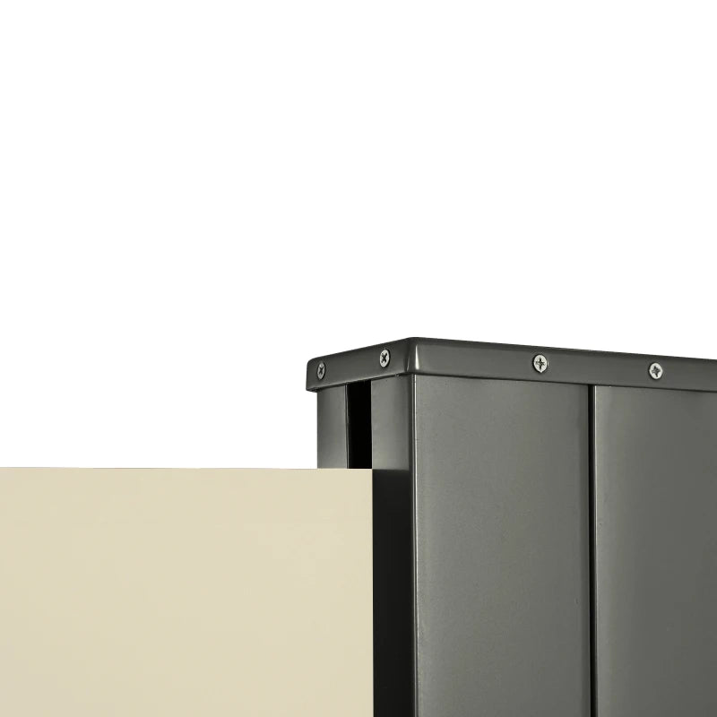 Cream Retractable Side Awning Screen Outdoor Privacy Panel for Garden & Balcony 3x2m