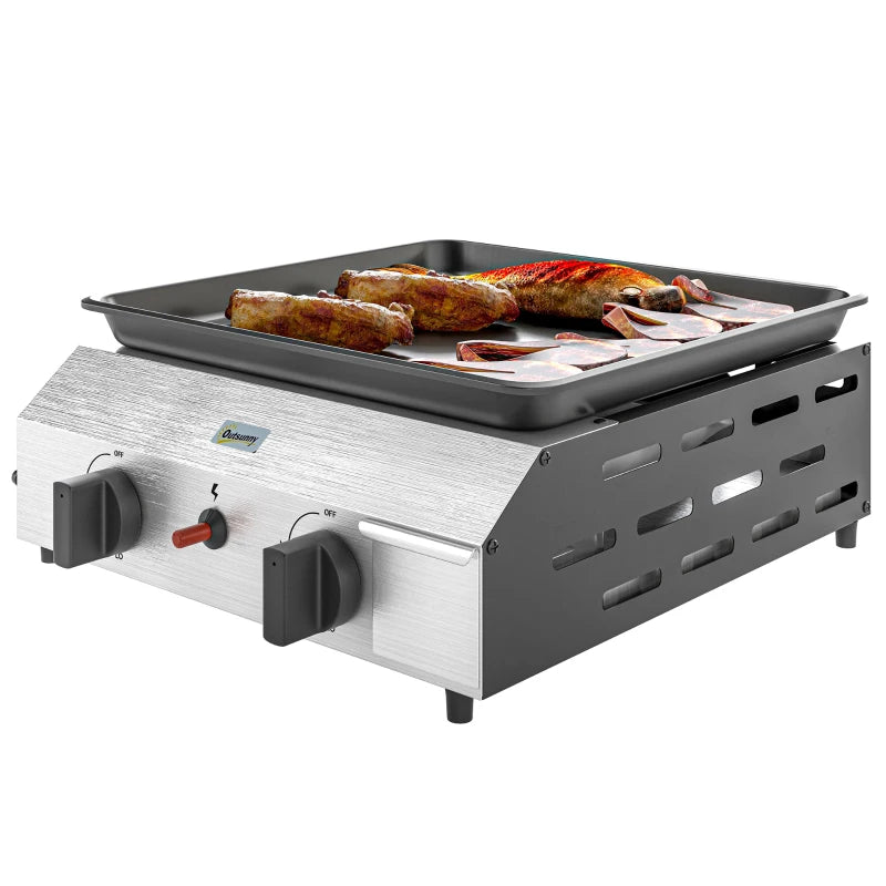 Tabletop Gas BBQ – Two Burner Portable Outdoor Grill