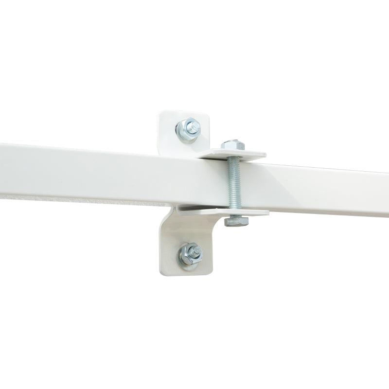 Ivory White Manual Awning – Retractable Sun Shade for Patio, Garden or Balcony 3x2.5m