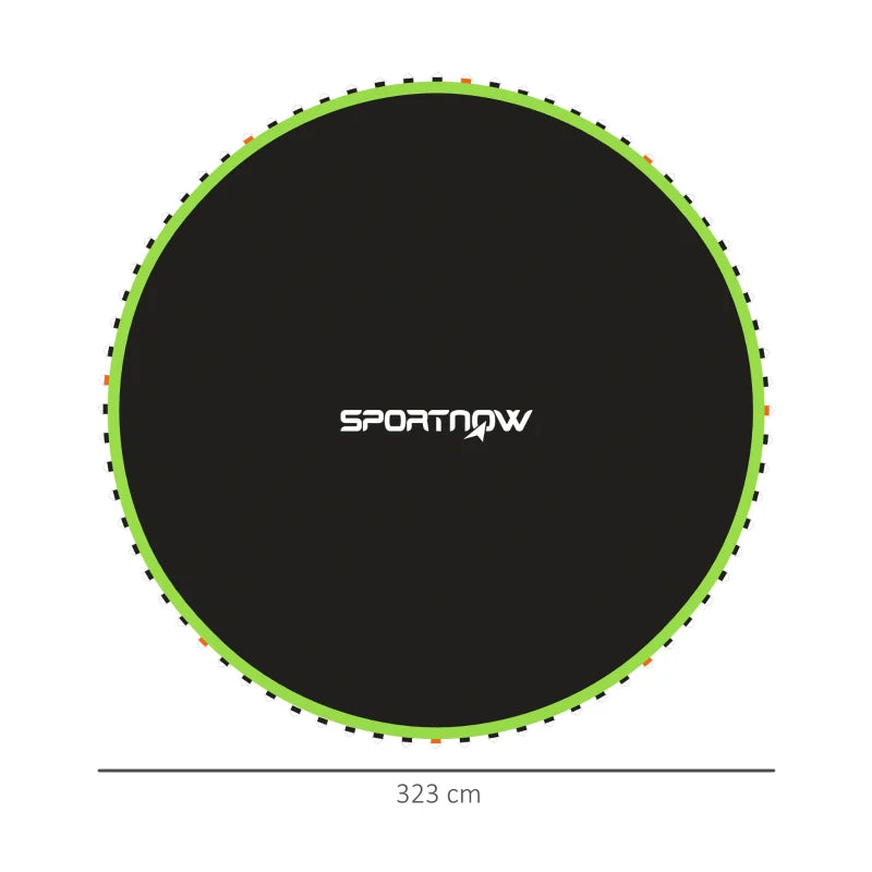 Green Replacement Mat for 12ft Trampoline with 14cm Springs