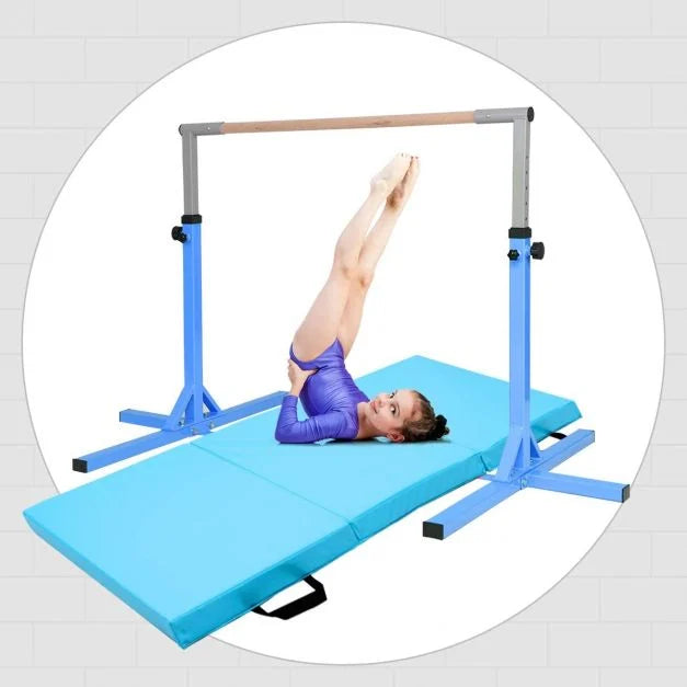 Height-Adjustable Children's Gymnastics Bar, 90–150cm for Training