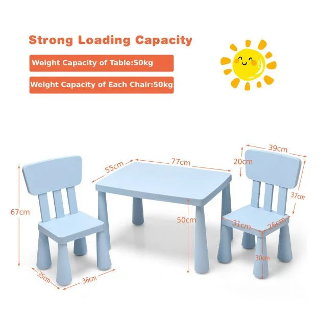 Kids Multi-Activity Table & Chair Set for Fun and Creativity