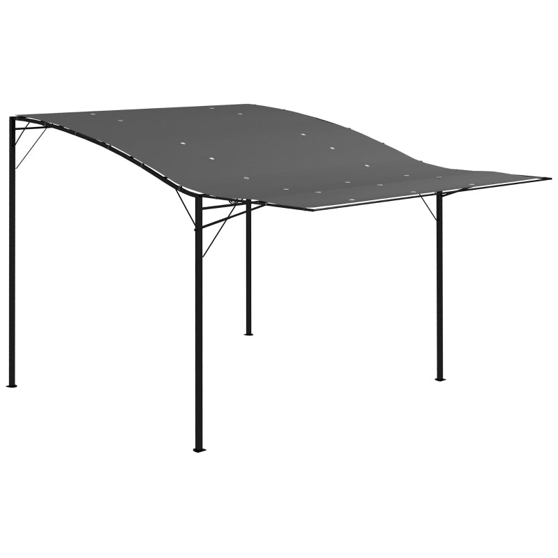 Extendable Canopy Metal Gazebo for Patio – Functional Outdoor Shelter, 3 x 2.5m