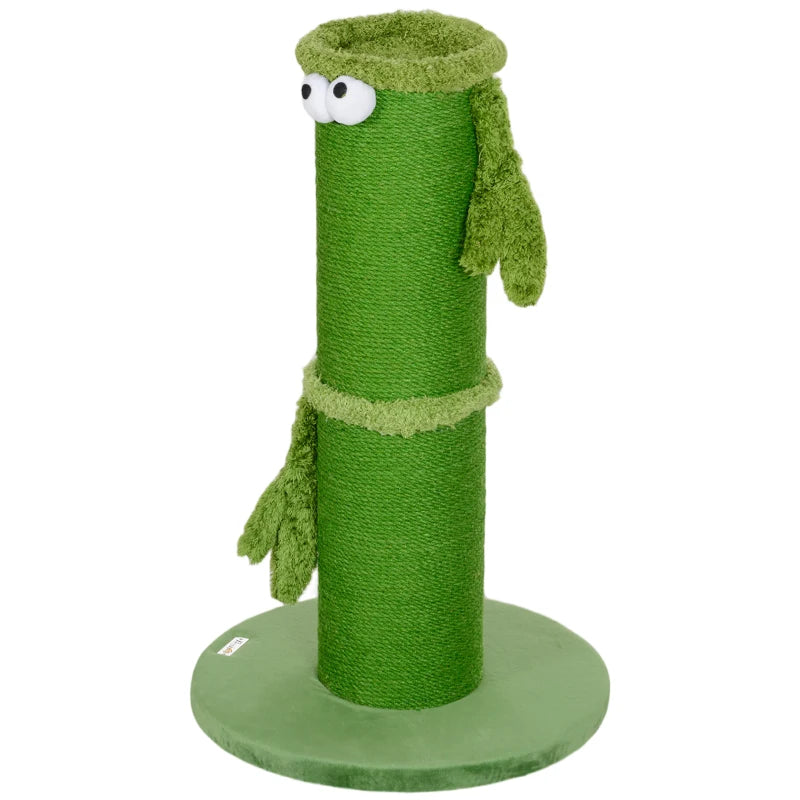 Green Cat Scratcher Post 63cm – Indoor Use