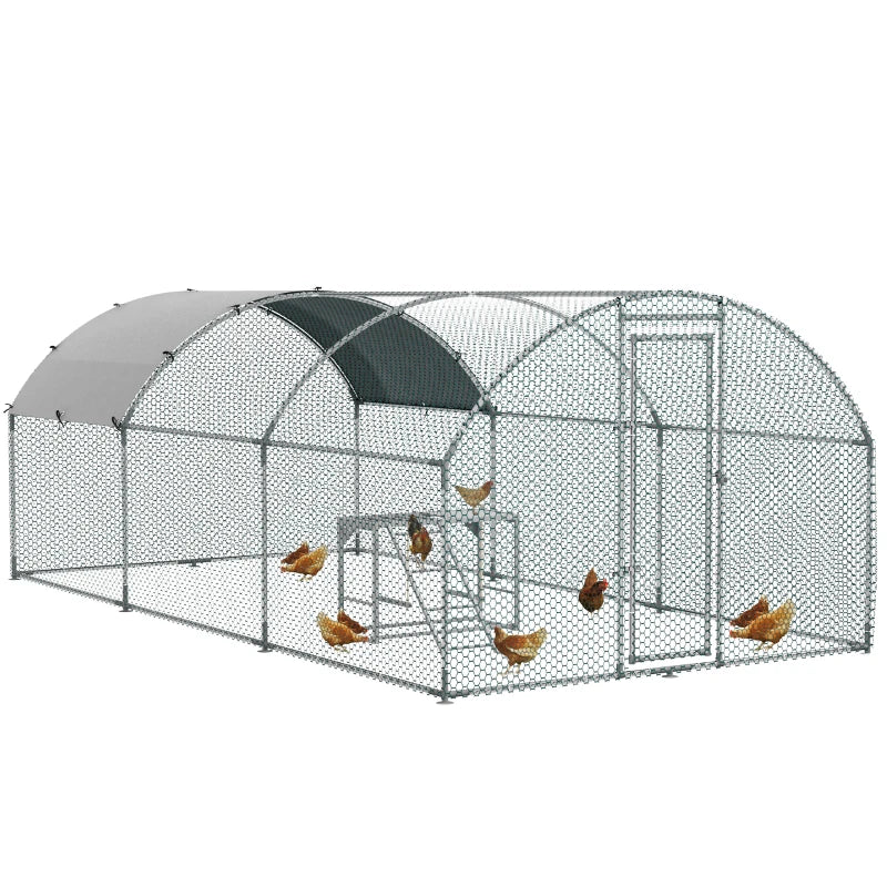 Large Walk-In Chicken Run 2.8x5.7x2m with Cover