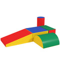 Yellow 5-Piece Soft Foam Playset – Toddlers’ Safe Climb and Crawl Activity Toy