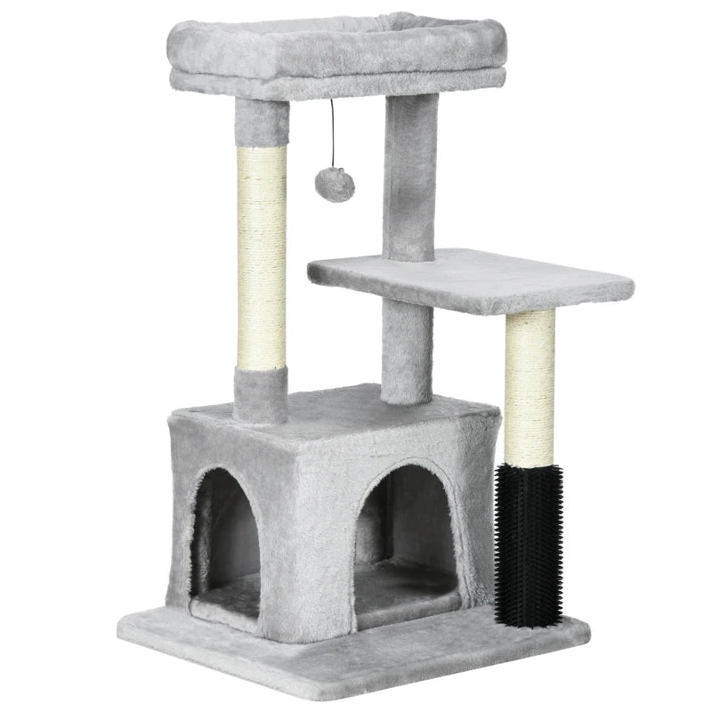 Large Metal Bird Cage with Perches & Bowls – Black