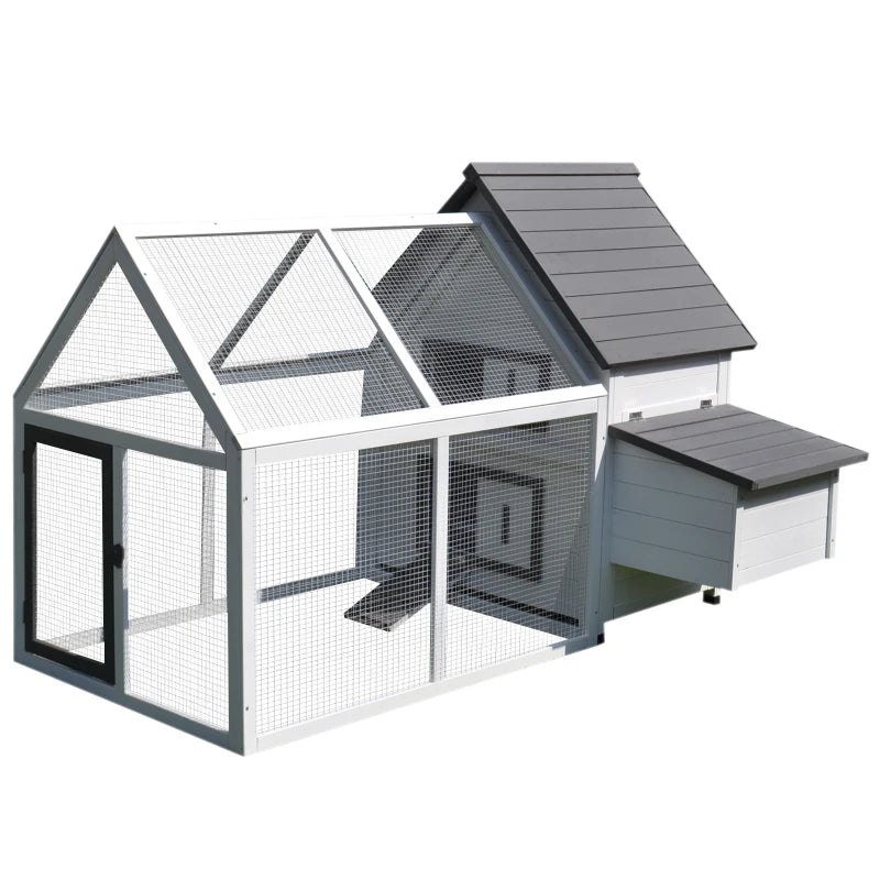 Chicken Coop with Run & Nest Box – Small Animal Pen