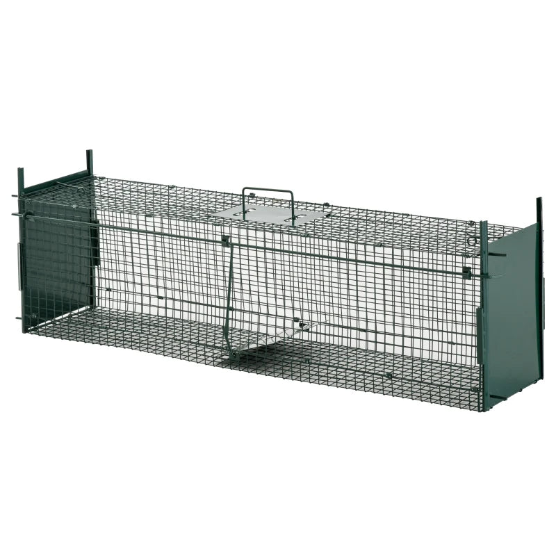 Two-Door Live Trap for Small Animals – Dark Green