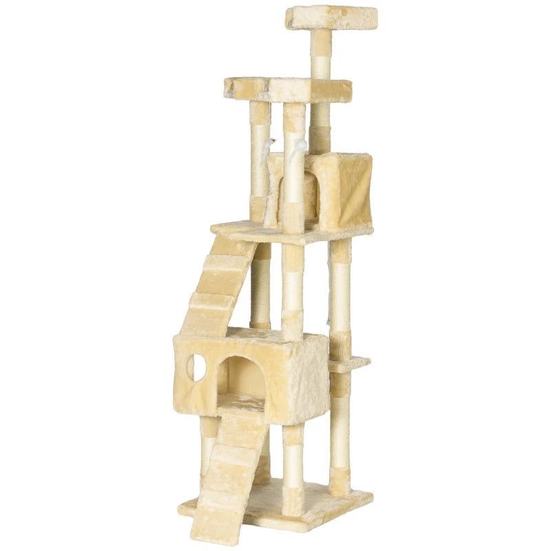Cat Activity Play Centre with Scratching Tree