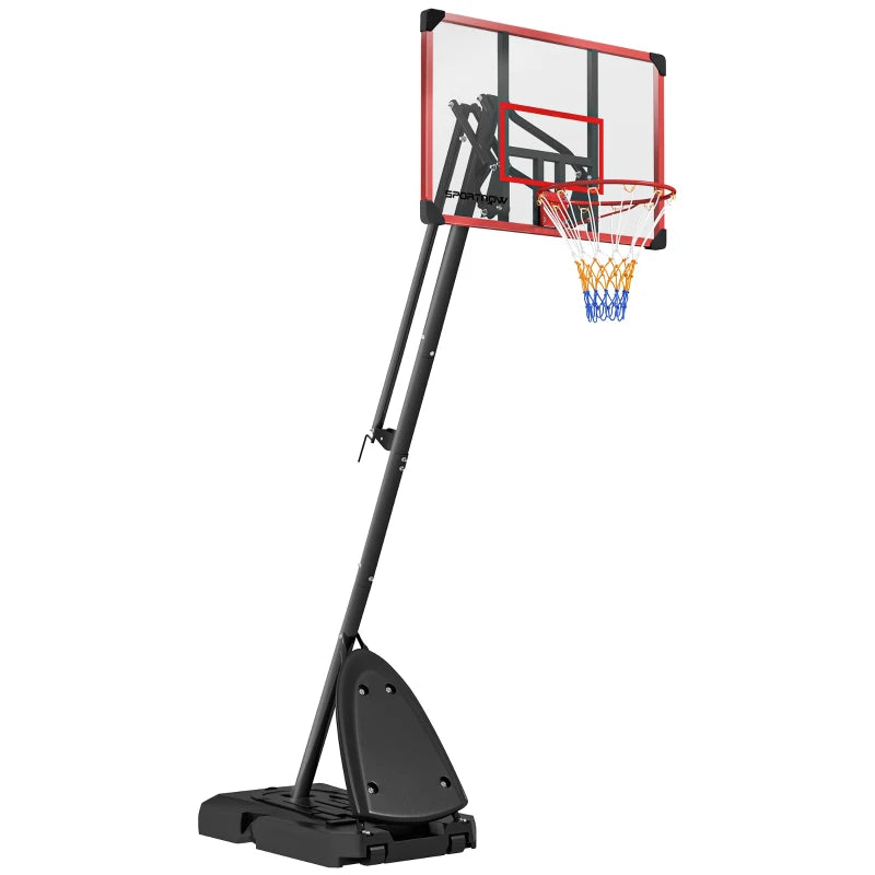 Mobile Basketball Hoop – Adjustable 2.4-2.9m with Wheels