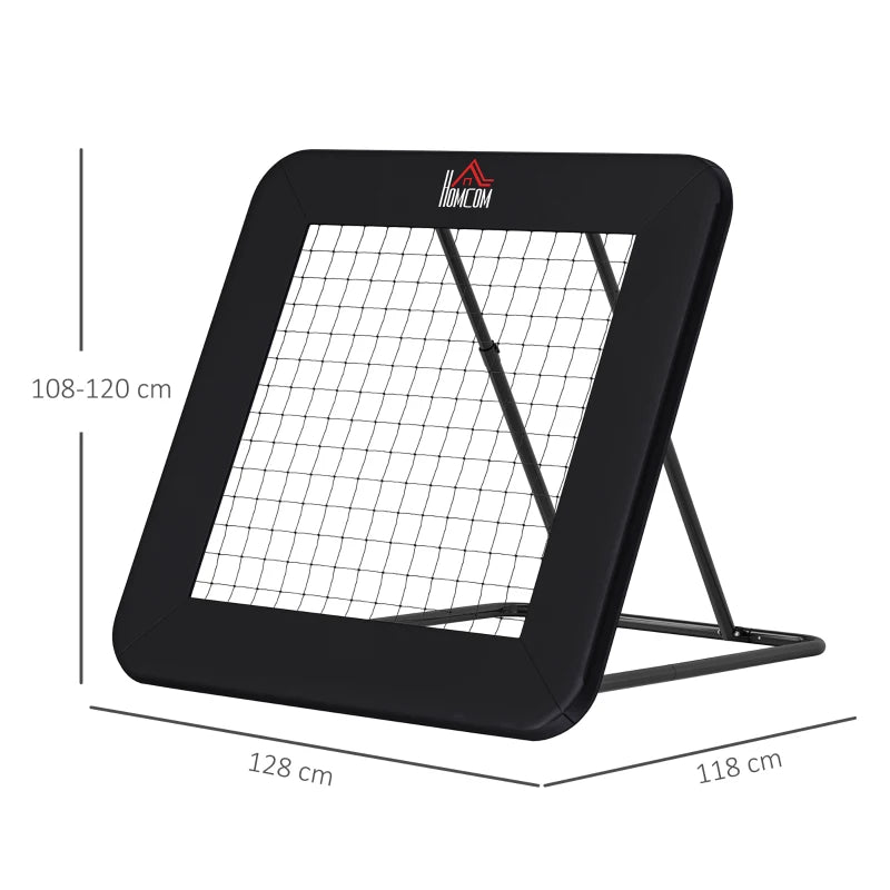 Black Football Training Target Net – Adjustable Angle