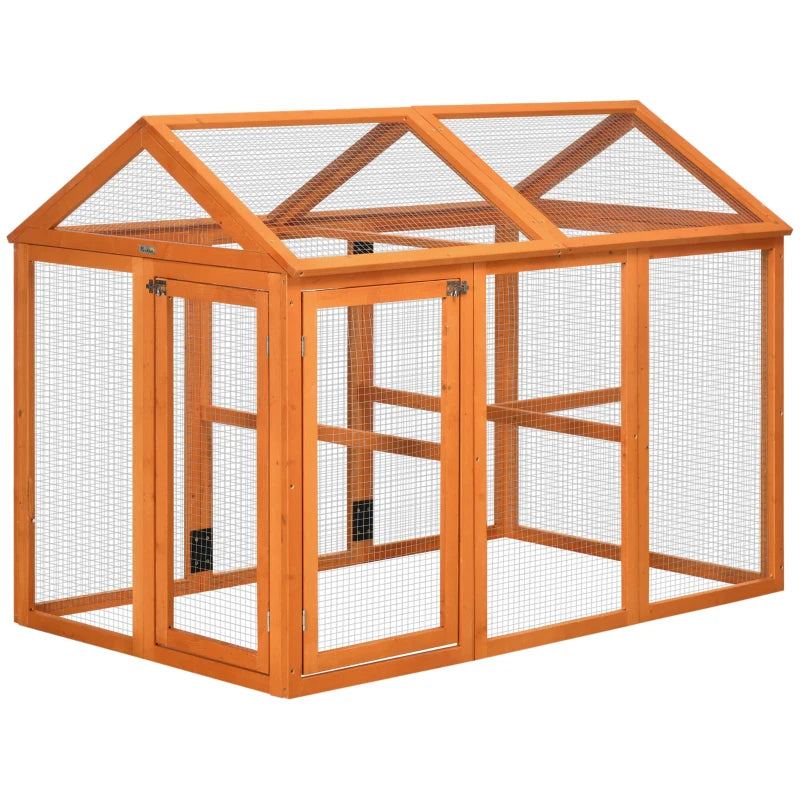 Large Chicken Coop & Run – Wood-Style, Combinable