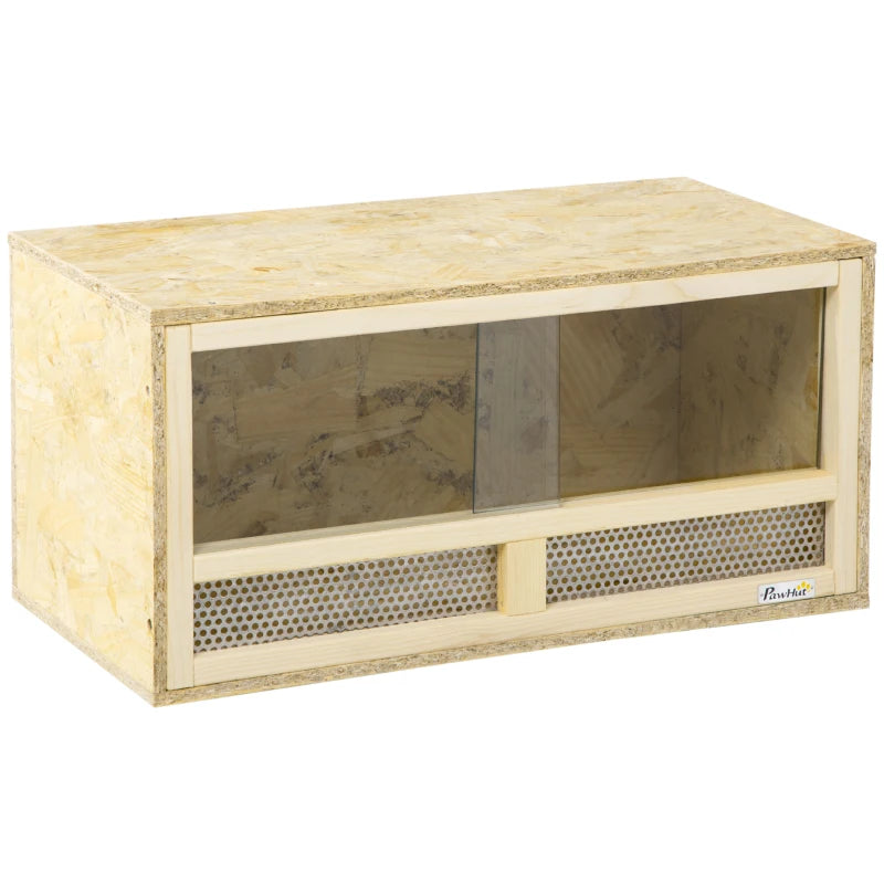 Sliding Door Reptile Terrarium – For Lizards, Snakes & Horned Frogs