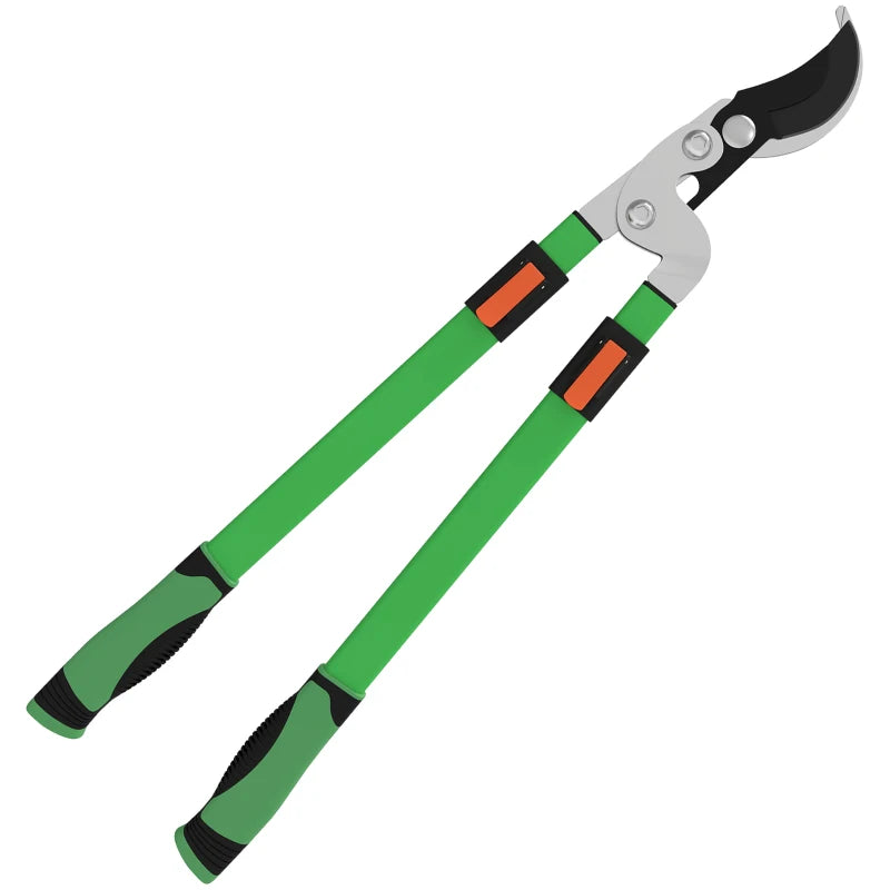 Durable Telescopic Garden Loppers with Steel Blade and Adjustable Handles, 64.5-90cm
