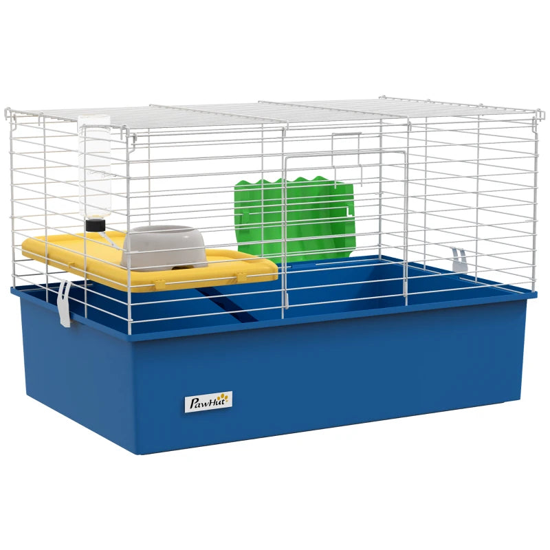 Chinchilla & Small Pet Cage with Ramp and Platform – Blue