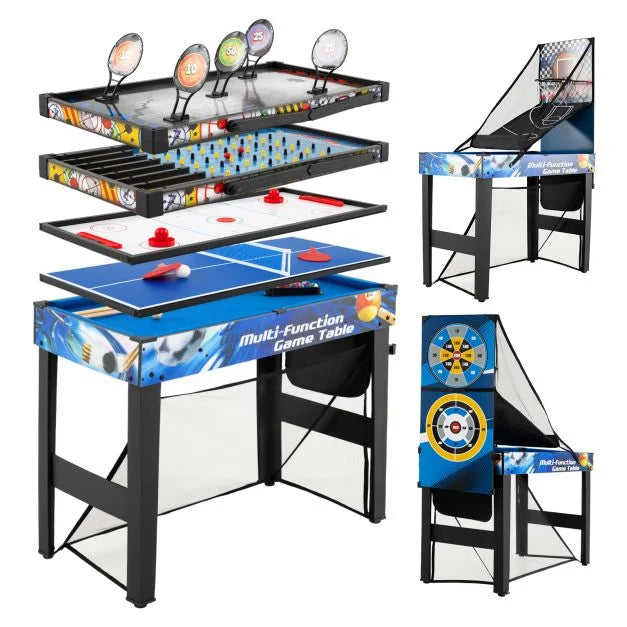 Multi-Game 10-in-1 Table Set with Accessories & Portable Bag