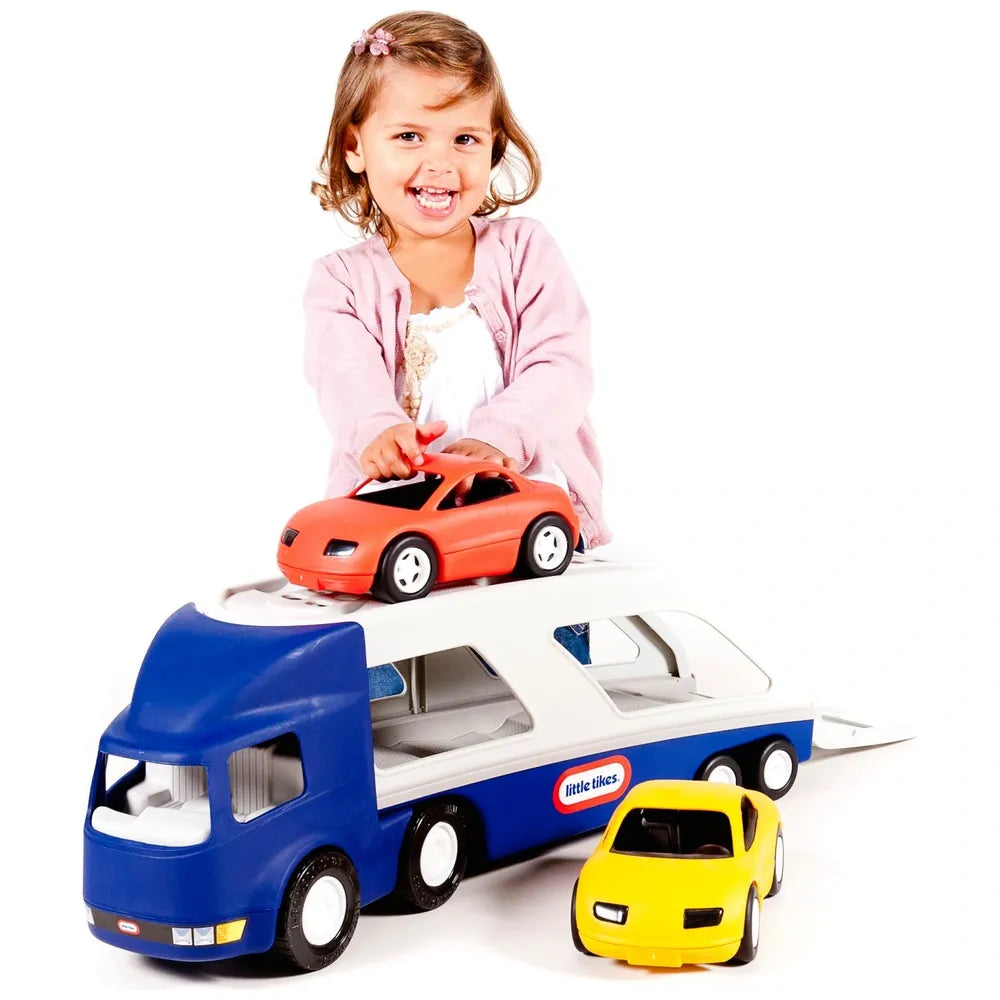 Little Tikes Big Car Carrier Playset with Toy Cars for Kids