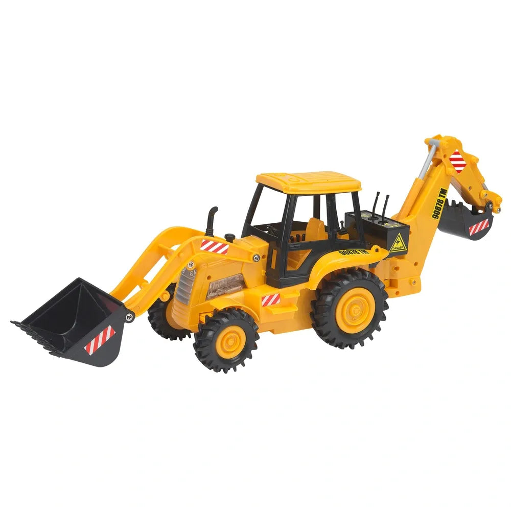 Backhoe Loader Digger Toy for Kids – Construction Vehicle Playset Fun