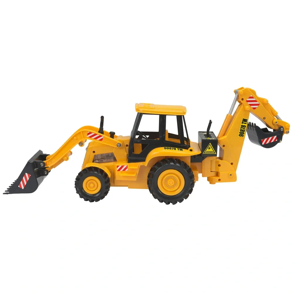 Backhoe Loader Digger Toy for Kids – Construction Vehicle Playset Fun