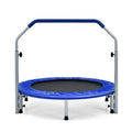 Adult Foldable Trampoline, 101cm with 4-Level Adjustable Handle