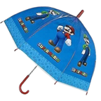 Kids Character Dome Umbrella 70cm Windproof Bubble Brolly