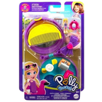 Polly Pocket Compact Playset with Micro Dolls & Metal Vehicle Mattel Gvm22 / Hkv55